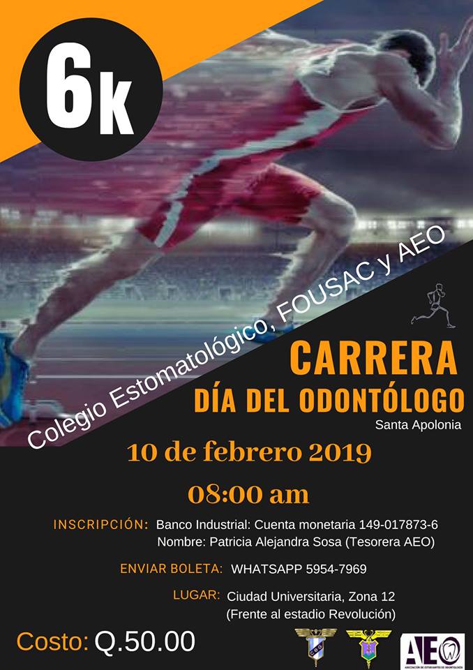 Carrera día del Odontólogo 2019