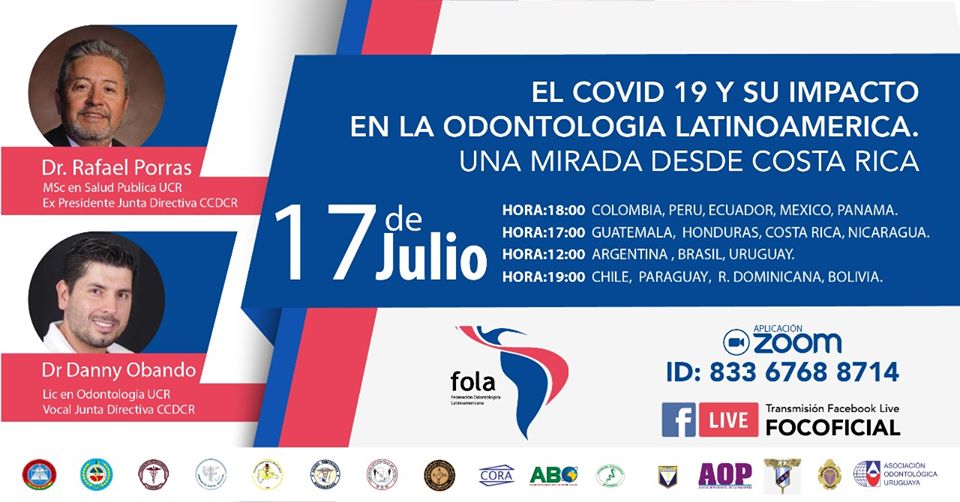 Conferencia – El Covid-19 y su impacto en la Odontología Latinoamericana. Una mirada desde Costa Rica – FOLA