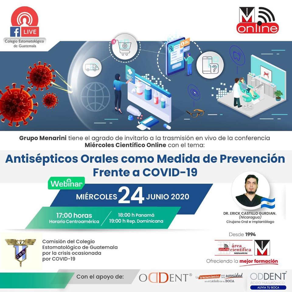 Miércoles Científico – Antisépticos Orales como Medida de Prevención frente a COVID-19