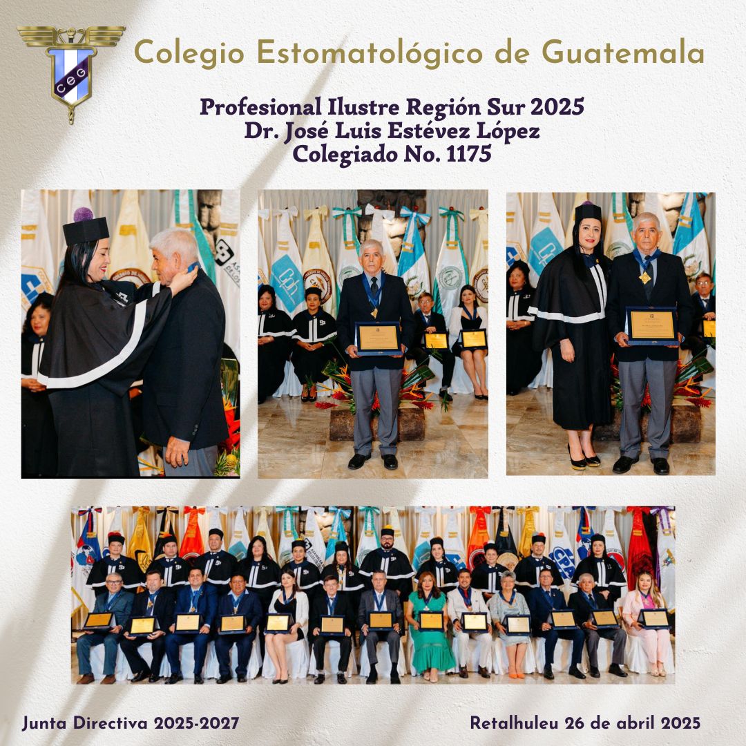 Profesional Ilustre Región Sur 2025, Dr. José Estévez López, Colegiado No. 1175
