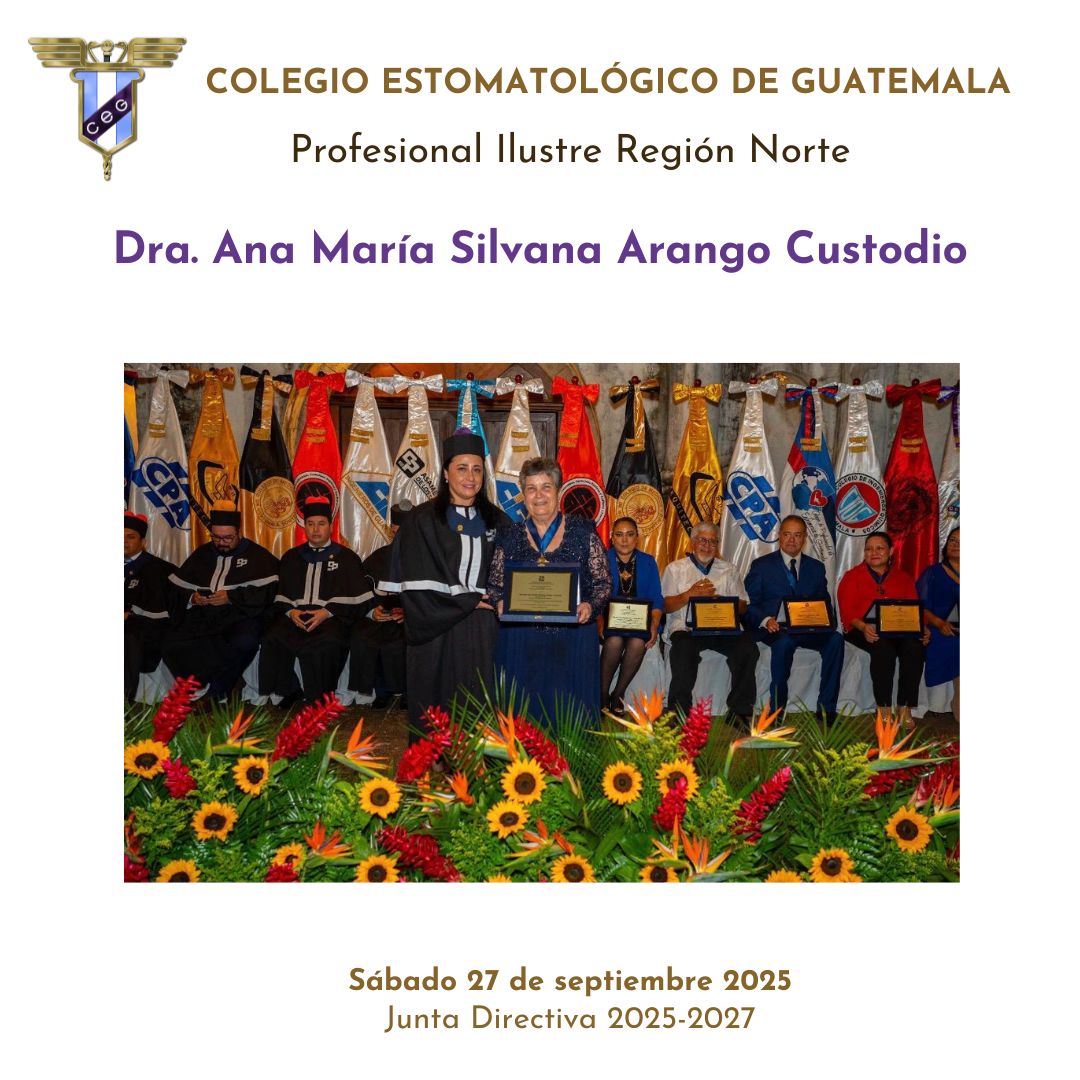 Profesional Ilustre Región Norte Dra. Ana María Silvana Arango Custorio