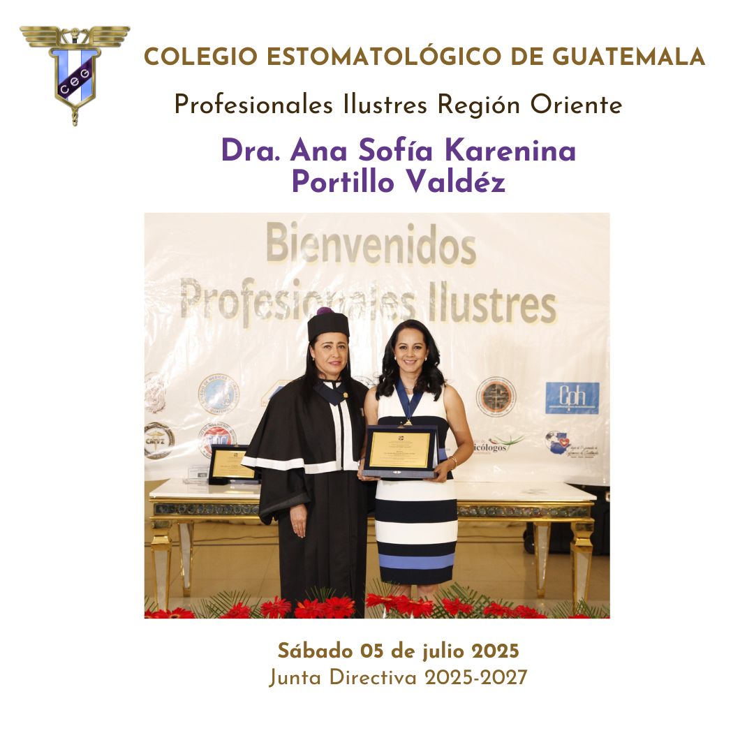 Profesional Ilustre Región Oriente Dra. Ana Sofía Karenina Portillo Valdéz