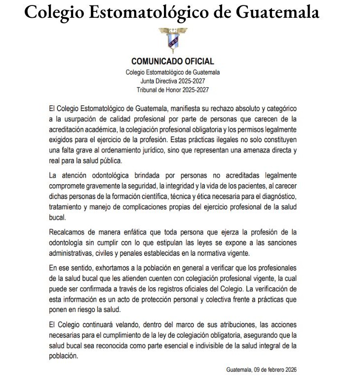 Comunicado Oficial